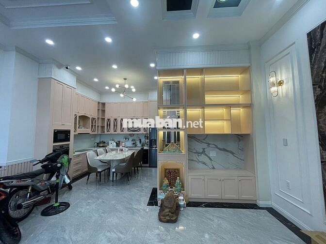 BÁN NHÀ BẾN LỘI BTĐA BÌNH TÂN NHÀ ĐẸP 5 TẦNG FULL NT CHÂU ÂU HXH 7.6T