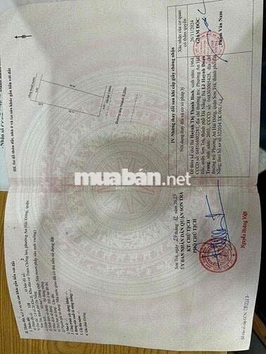 bán lô đất phan bôi sơn trà gần biển  giá bán nhanh còn thuong luong