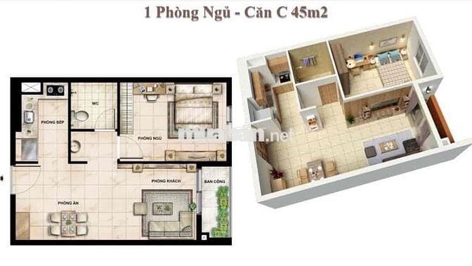 🏠 CHÍNH CHỦ CHO THUÊ – CĂN 1PN VISION BÌNH TÂN - GẦN AEON MALL
