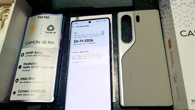 ĐIỆN THOẠI TECNO CAMON 40 PRO 99,9%