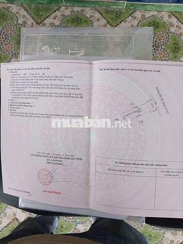 ĐẤT KCN PHƯỚC ĐÔNG Ngộp chỉ 630tr SHR 5x19=90.4m2 thổ cư