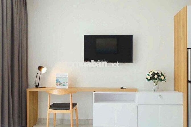 CHO THUÊ CĂN HÔ TRUNG TÂM ĐỐI DIỆN TOÀ BECAMEX TOWER  1PN FULL