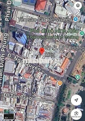 BÁN NHÀ LÝ THƯỜNG KIỆT CÁCH BẾN NINH KIÊU CHỈ 60M