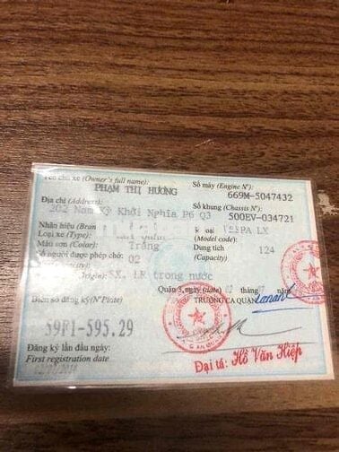 VESPA LX 125CC 2014 BSTP CHÍNH CHỦ