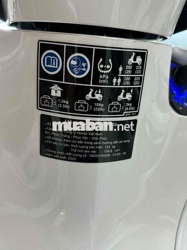 Siêu cọp sh125 cbs 2025 chuẩn 341 km như xe thùng