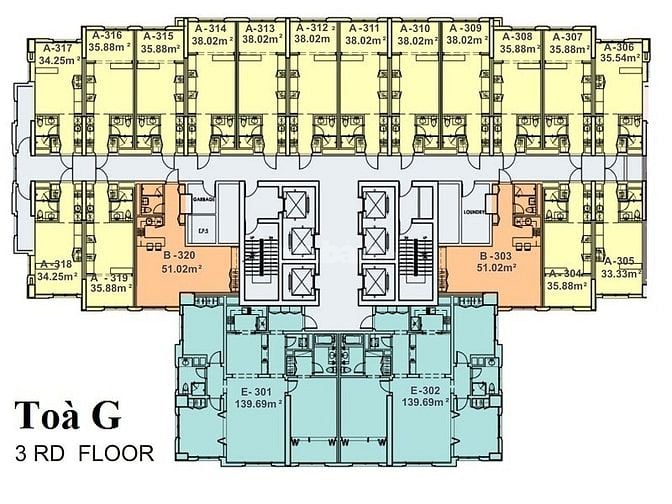 Căn hộ bán tại The Manor Bình Thạnh tầng thấp gồm 3 phòng ngủ 135m2