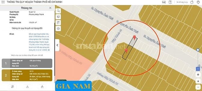 BÁN NHÀ MẶT TIỀN : 491 NGUYỄN ẢNH THỦ- P. HIỆP THÀNH - Q. 12 - TPHCM.