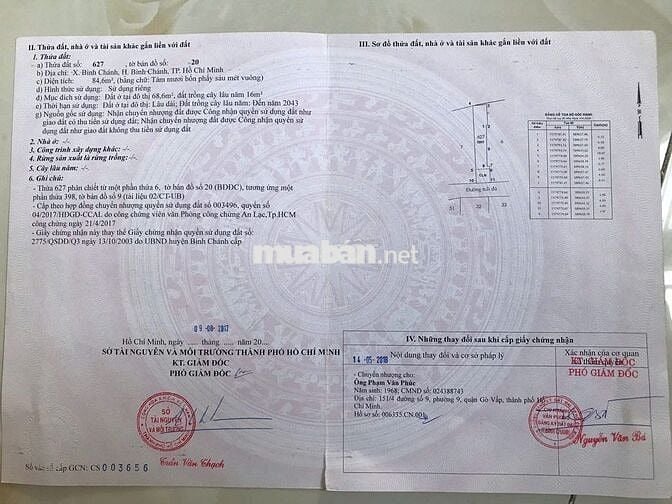 BÁN ĐẤCHỢ BÌNH CHÁNH-SỔ RIÊNG-HOÀN CÔNG-XÂY DỰNG TỰ DO-GIÁ 980TR CÓ TL