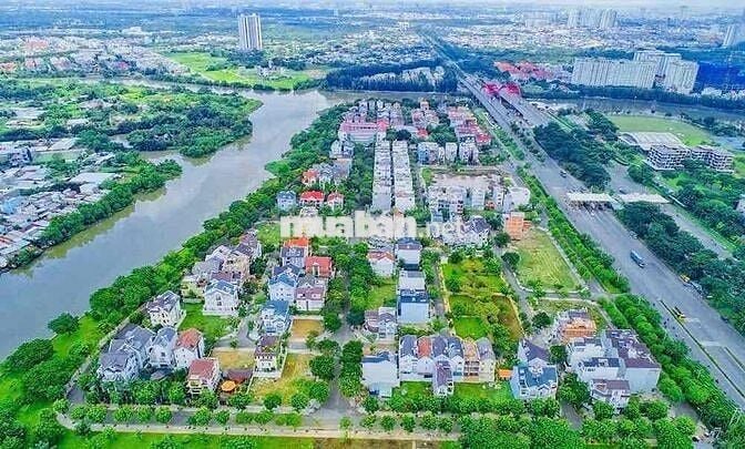Bán gấp lô đất góc 2 mặt tiền View sông thoáng máy kdc sadeco Q7