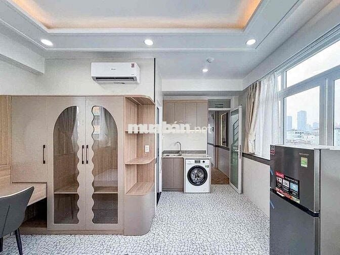 ✨CĂN HỘ STUDIO 35m2_GẦN NGÃ TƯ HÀNG XANH_CỬA SỔ LỚN, MÁY GIẶT RIÊNG✨