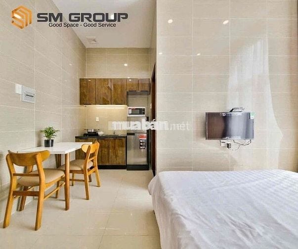 KHAI TRƯƠNG CHO THUÊ STUDIO CỬA SỔ THOÁNG MÁT FULL NỘI THẤT