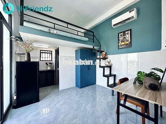 CHO THUÊ DUPLEX BAN CÔNG FULL NỘI THẤT MỚI ĐƯỜNG VƯỜN LÀI GẦN VLU NTTU