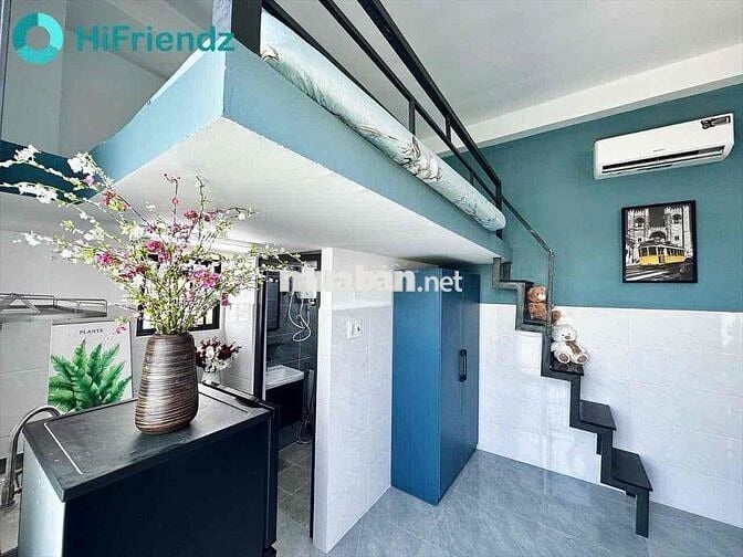 CHO THUÊ DUPLEX BAN CÔNG FULL NỘI THẤT MỚI ĐƯỜNG VƯỜN LÀI GẦN VLU NTTU