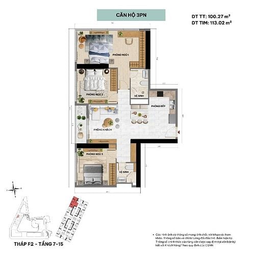 Căn hộ 4PN Dự án Feliza Suites