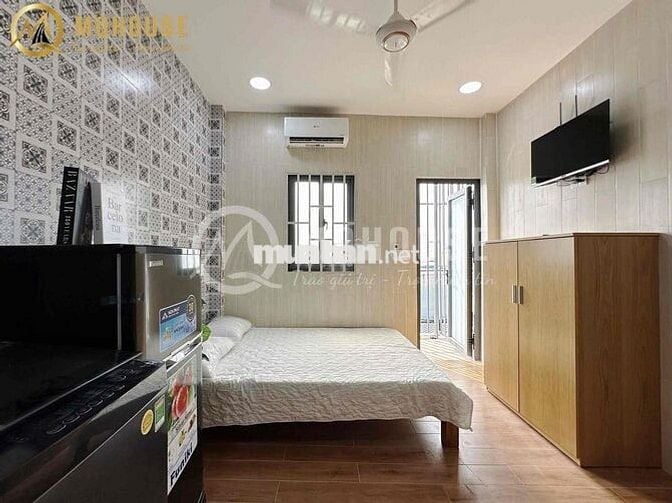 Căn Hộ Stu Ban Công 30m2 FullNT Cao Cấp Có Thang Máy Gần Chợ Bà Chiểu