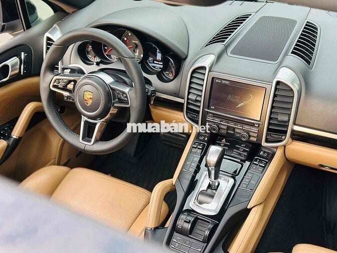 Porsche Cayenne 2015 3.6 V6 Đen/Kem