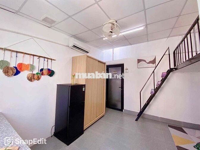 Cho thuê phòng duplex full nội thất cửa sổ trời