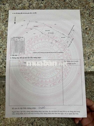 bán đất dt 734 m ngang 13 m dài 56 m ,cách  chợ dĩ an 150 m