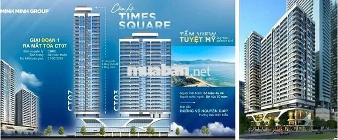 Bán căn hộ biển Time Square Đà Nẵng, mặt biển Mỹ Khê, Võ Nguyên Giáp