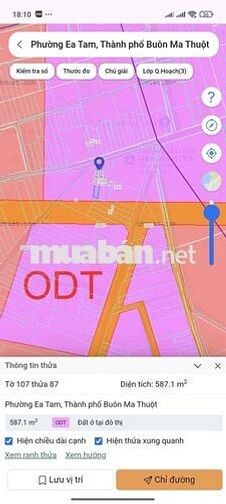 mặt tiền Kinh doanh Vạn xuân phường Eatam cách chợ Đê - Lê Duẩn 1,5km