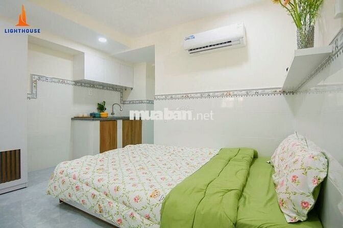 PHÒNG ĐẸP - FULL NỘI THẤT - GẦN CHỢ HẠNH THÔNG TÂY, CÔNG VIÊN PHẦN MỀM