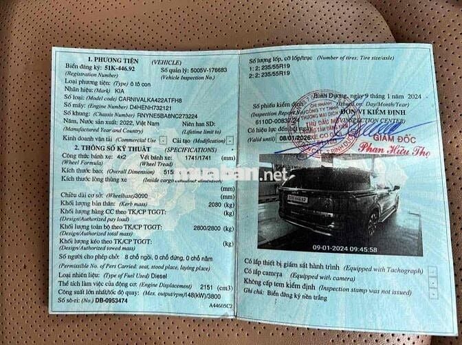 Carnival 2022 2.2D Premium 8 chỗ - 113000 km