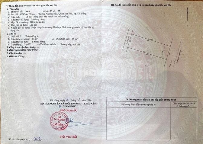 Bán đất Tạ Mỹ Duật, Sơn Trà, Đà Nẵng