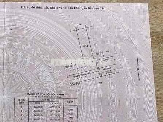 Bán Đất Thổ Cư Phường An Lạc . Bình tân