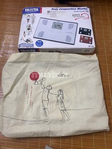 Bán cân Tanita dùng cân sức khỏe, Mới dùng còn nguyên pin, 