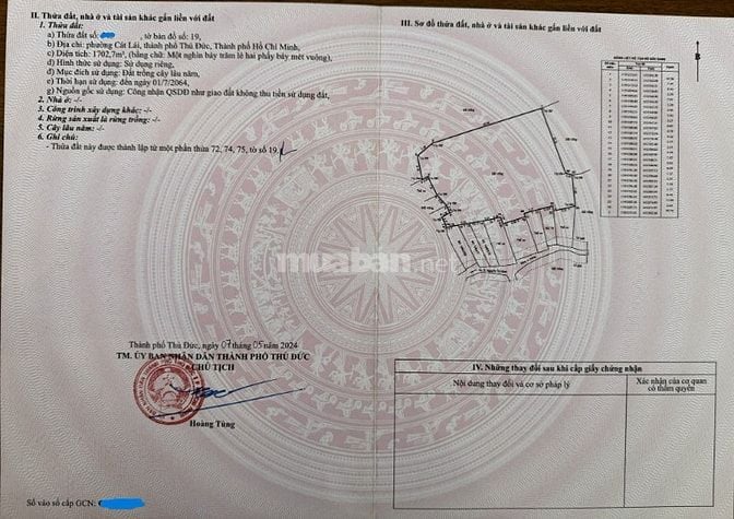 Nhượng đất Nguyễn Thị Định, P.Cát Lái, TPThủ Đức nay là phường Cát Lái