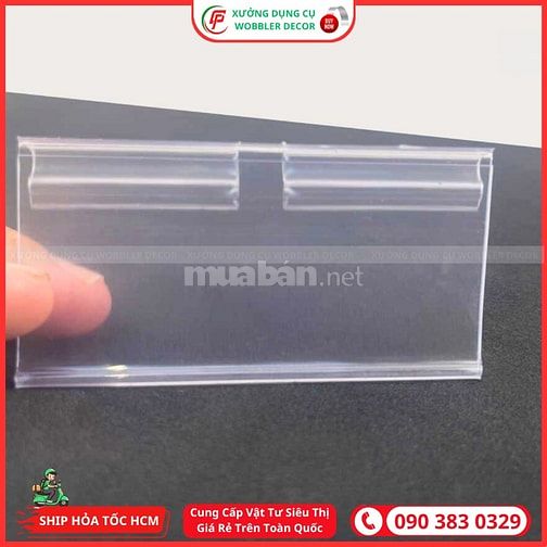 Nẹp chữ T gài giá, Nẹp nhựa gài giá