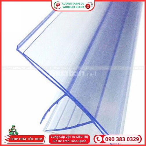 Nẹp chữ T gài giá, Nẹp nhựa gài giá