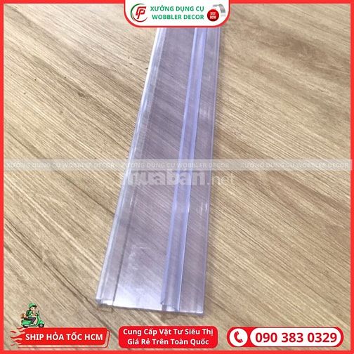 Nẹp chữ T gài giá, Nẹp nhựa gài giá