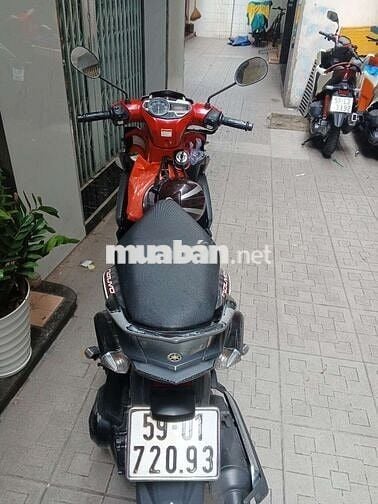 Yamaha Nouvo 5 Fi Đỏ xám