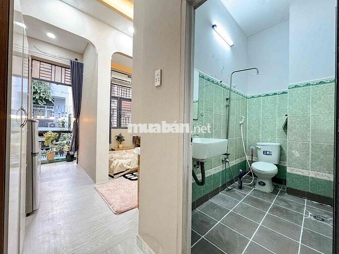 CĂN HỘ 1 PHÒNG NGỦ BAN CÔNG FULL NỘI THẤT CAO CẤP LUỸ BÁN BÍCH