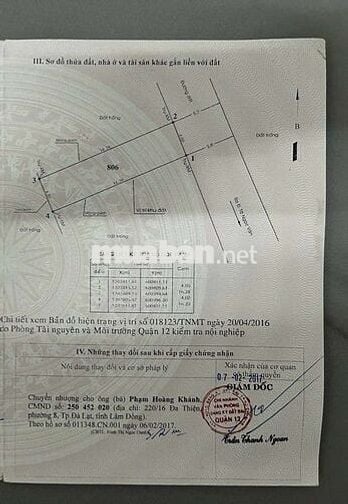 🔥 CƠ HỘI ĐẦU TƯ –LÔ ĐẤT 65M²–ĐƯỜNG 7M – TX22, QUẬN 12 ✨✨GIÁ : 2,05TY