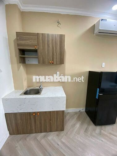 CĂN STUDIO CỬA SỔ LỚN - FULL NỘI THẤT - THANG MÁY -  SÁT CẦU BÔNG Q1