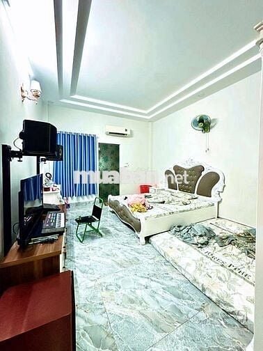 BÁN NHÀ MẶT TIỀN KD 12M TRẦN THỊ HÈ Q12, 4 TẦNG 6PN, GIÁ 8 TỶ