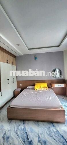 NHÀ ĐẸP MỚI TRỆT, LỬNG, 3 LẦU, 4PN, FULL NỘI THẤT