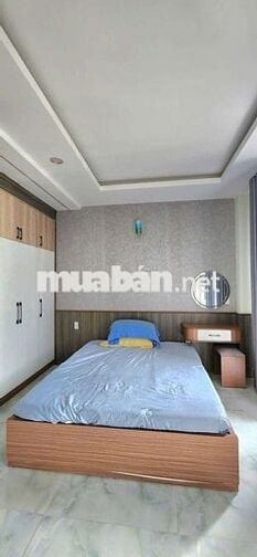 NHÀ ĐẸP MỚI TRỆT, LỬNG, 3 LẦU, 4PN, FULL NỘI THẤT