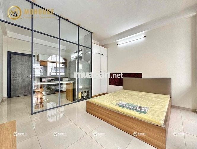 1PN ban công, máy giặt riêng, full NT, phòng rộng thoáng ngay Tân Sơn