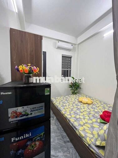 Khai trương CCMN 1n1k 27-30m2 Full đồ. Bếp tách riêng tại Miếu Đầm