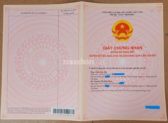 Bán đất Võ Văn Bích, xã Bình Mỹ, Củ Chi nay là xã Bình Mỹ, 5,2triệu/m2