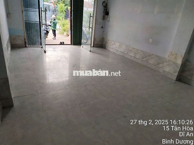 Nhà Mặt Tiền Đông Hòa Dì An cho thuê