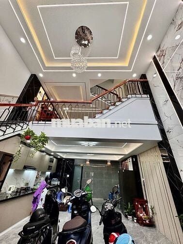 5,4M NHÀ ĐẸP 4 TẦNG - KHU PHÂN LÔ BÀN CỜ QUẬN 12