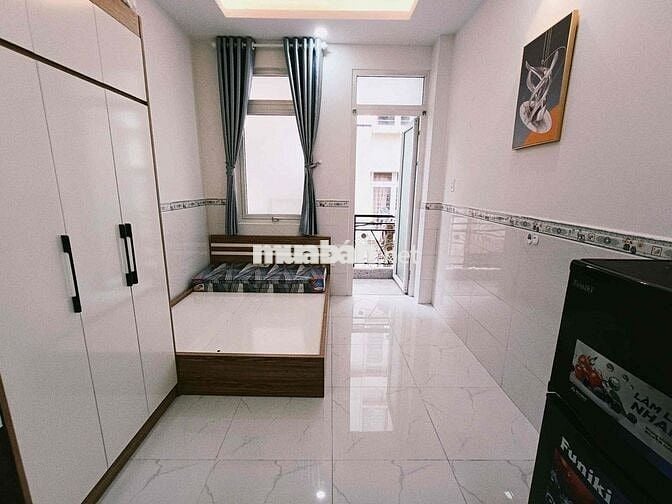 Mới 100% - Studio Balcon - Cao Thắng Quận 10 - Có Hầm Xe - PCCC