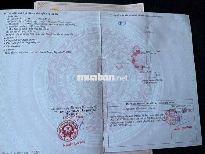 500m2 Đất Thổ Cư Mặt Tiền Đường Lớn-Cạnh Dự Án Vinhomes T.T Cần Giuộc