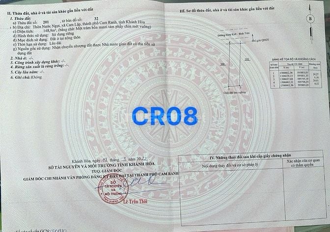 Bán cặp nền view Vịnh Biển Cam Ranh phù hợp xây khách sạn giá chỉ 850t