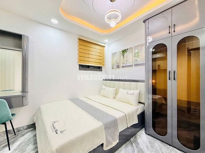 HH1% NHÀ 4 PHÒNG NGỦ 6 WC CÁCH MẶT TIỀN CHỈ 20M XE HƠI NGỦ TRONG NHÀ