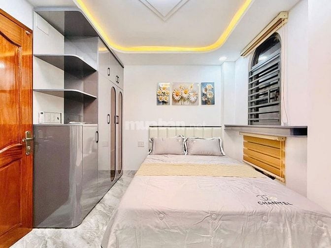 HH1% NHÀ 4 PHÒNG NGỦ 6 WC CÁCH MẶT TIỀN CHỈ 20M XE HƠI NGỦ TRONG NHÀ